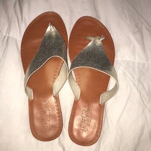 Gold sandals by mad love